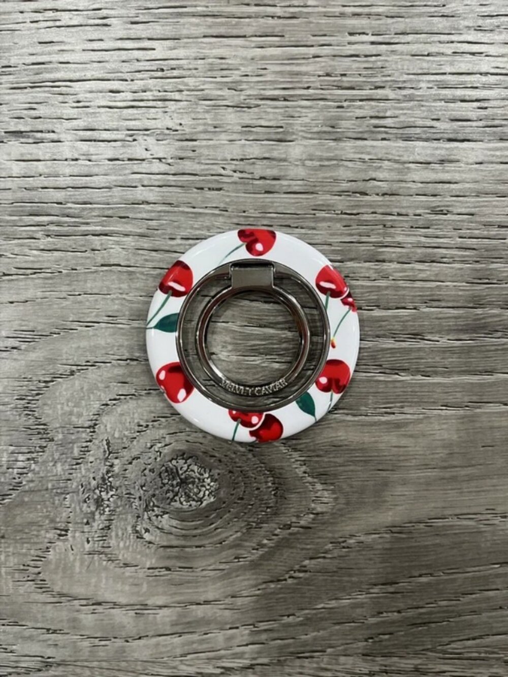 Velvet Caviar Magnetic Grip Ring (Red Cherries)